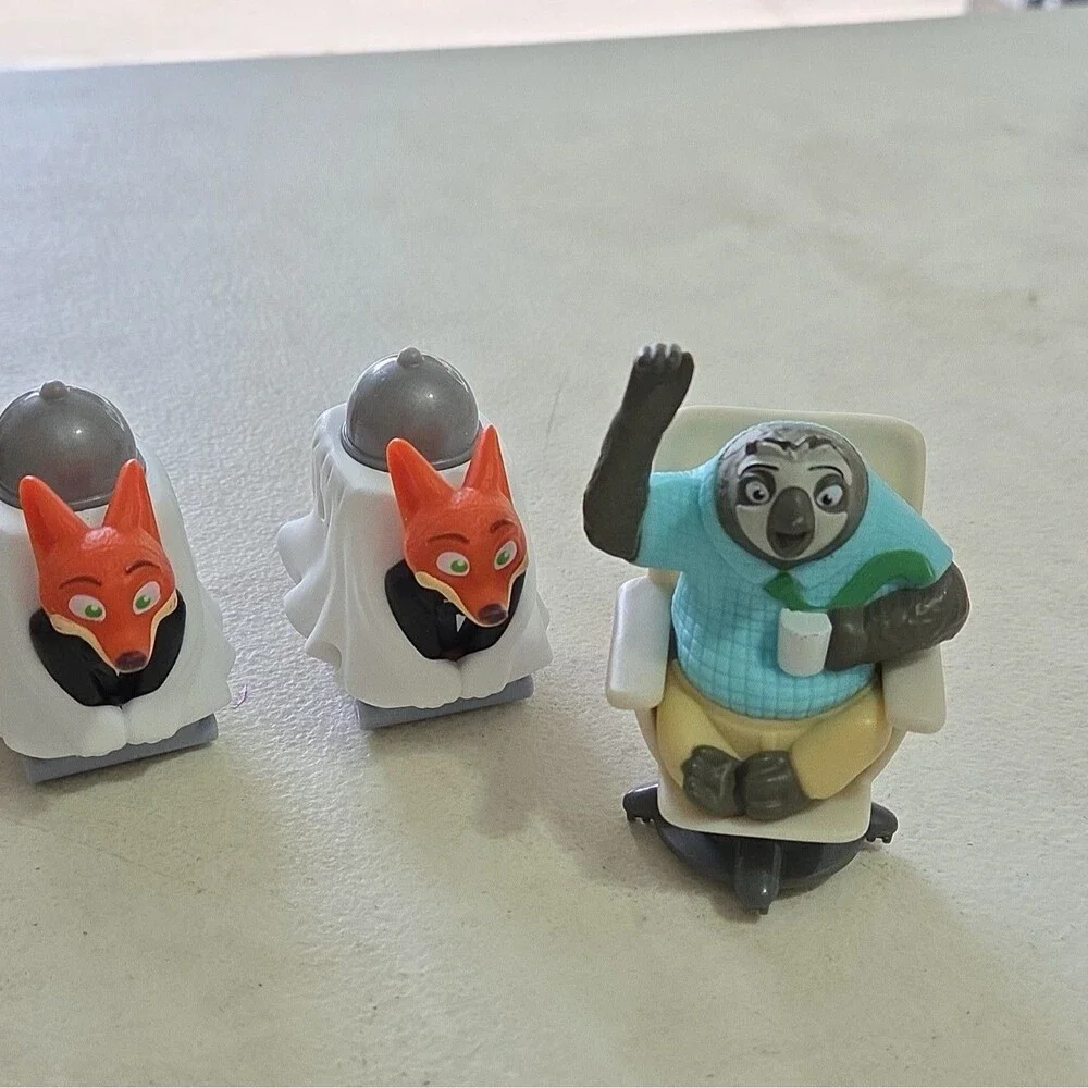 McDonald's Zootopia Happy Meal Toy Figures, Multiple Pieces (2016)